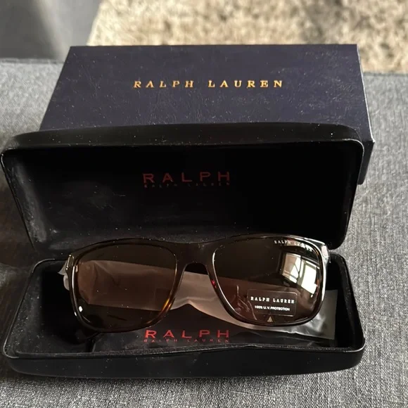 Ralph Lauren Sunglasses with Brown Tint - Picture 1 of 5